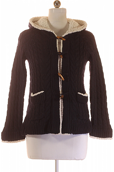 ZARA Dámský Cardigan Modrý Second Hand Vel. M ZARA Dámský Cardigan Modrý Second Hand Vel. M