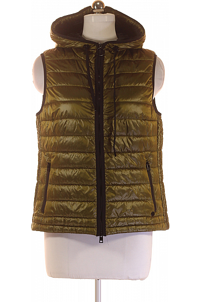 MARCCAIN Teplá Dámská Vesta Khaká Vel. N5 MARCCAIN Teplá Dámská Vesta Khaká Vel. N5