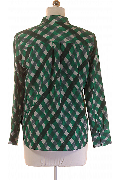 Vzorovaná Dámská Košile Zelená Vel. 38