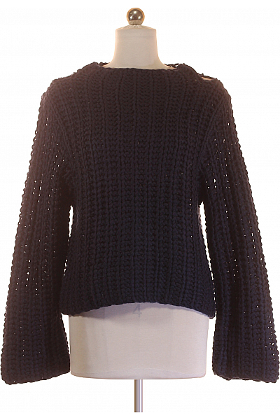 Dámský Pulovr Vlněný Modrý