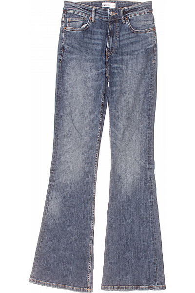 Dámské Džíny Modré ZARA Vel. 38