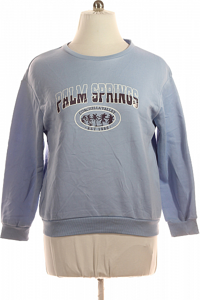 Shein Dámská Mikina Modrá Second Hand Vel. L Shein Dámská Mikina Modrá Second Hand Vel. L