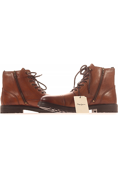 Pepe Jeans Pánské Workery Hnědé Vel. 45