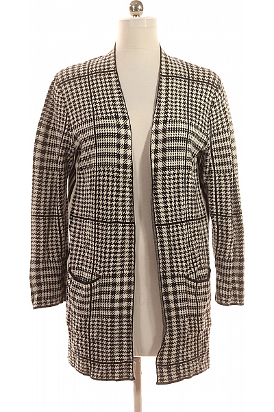 Dámský Cardigan Černobílý Vel. M