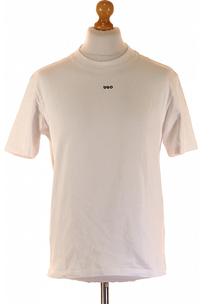 Pánské Tričko S Potiskem Bílé Hugo Boss Vel. S