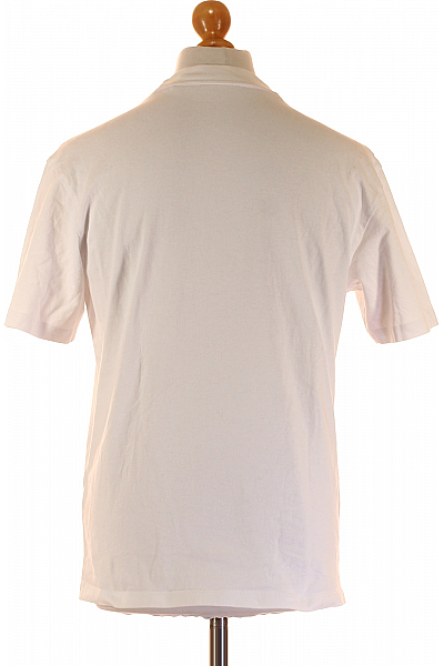 Pánské Tričko s Potiskem Bílé Hugo Boss Vel. S