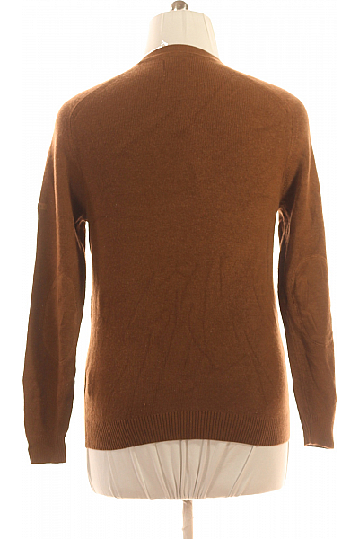 Pánský Svetr Vlněný Hnědý BRAX Vel. 50