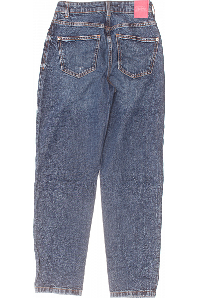ZARA Boyfriend Dámské Džíny Modré Vel. 34