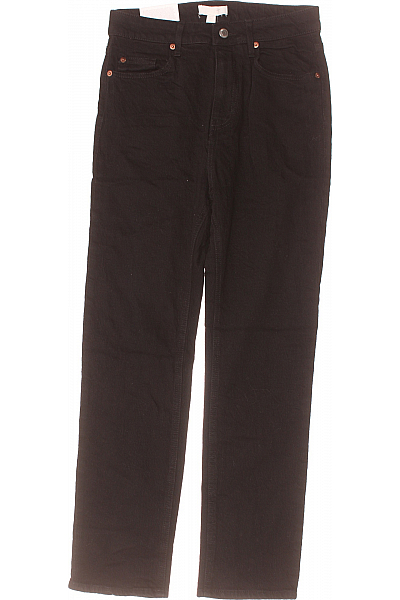 Pánské Rovné Džíny Černé Second Hand Vel. 40 Pánské Rovné Džíny Černé Second Hand Vel. 40