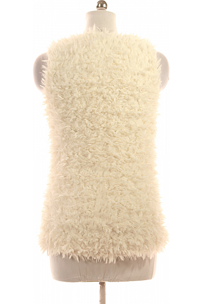 Kratká Dámská Vesta Bílá Vel. M