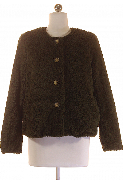 VERO MODA Dámský Kožich Zelený Second Hand Vel.  S