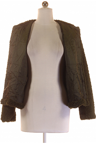 VERO MODA Dámský Kožich Zelený Second hand Vel.  S