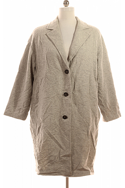 Marc O´Polo Dámský Dlouhý Kabát Vlněný Šedý Vel. 42