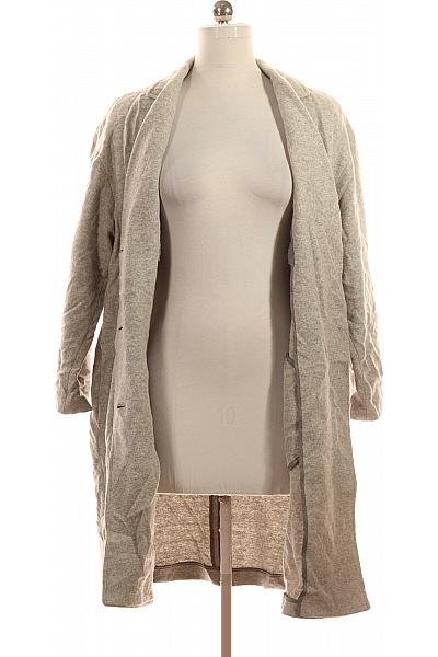 Marc O´Polo Dámský Dlouhý Kabát Vlněný Šedý Vel. 42