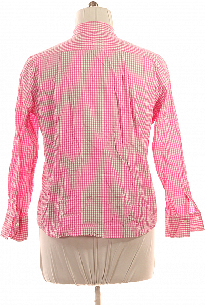 Vzorovaná Dámská Košile Růžová Second hand Vel. 46