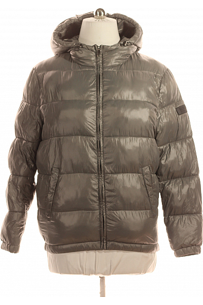 MC NEAL Prošívaná Pánská Bunda Šedá Second Hand Vel. M