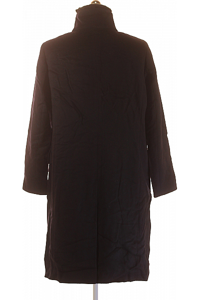 Schneiders Dámský Kabát Vlněný Černý