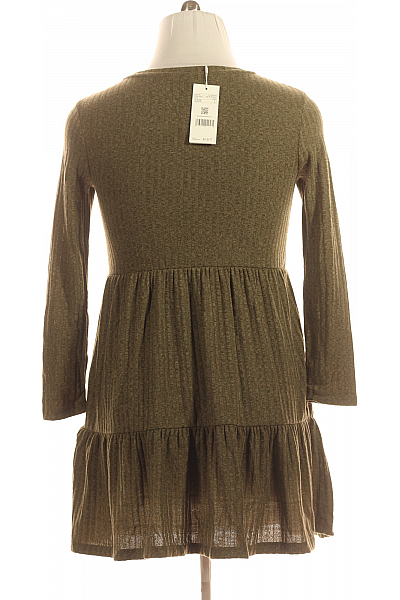  Šaty Pletené Khaki My Haily S Second hand Vel. L