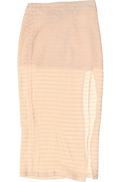 Sukně Bílá Bershka Second hand Vel. M