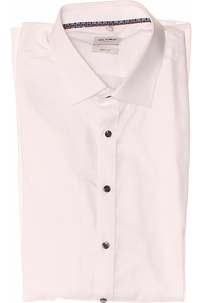 OLYMP Pánská Košile Bílá Second Hand Vel. 44