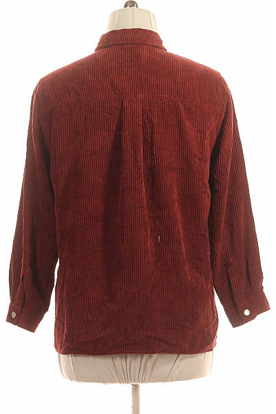 Dámská Košile Vínová Gina Tricot Vel. L