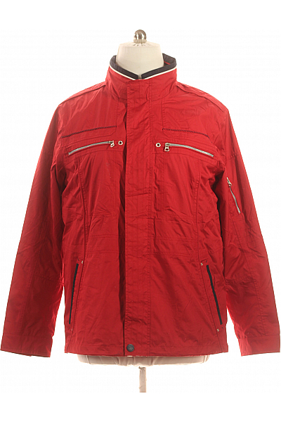 Pánská Bunda Červená Vel. 54