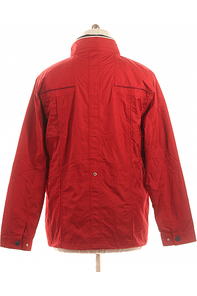 Pánská Bunda Červená Vel. 54