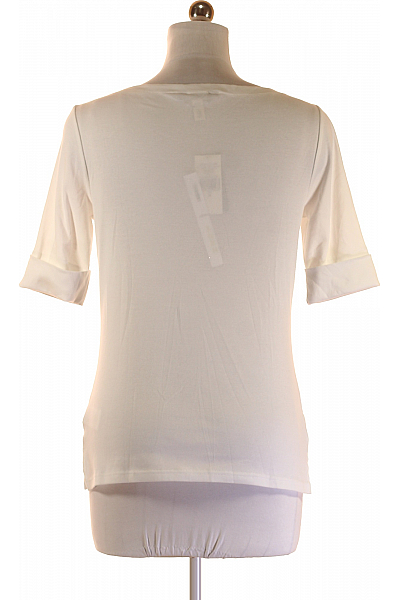 Ralph Lauren Jednoduché Dámské Tričko Bílé Vel. M