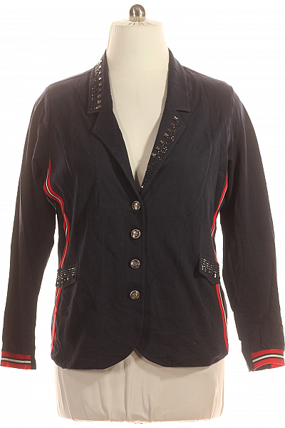 Letní Dámské Sako Modré Vel. 44