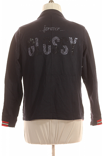 Letní Dámské Sako Modré Vel. 44