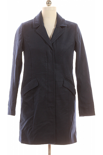 VERO MODA Dámský Dlouhý Kabát Modrý Vel. M