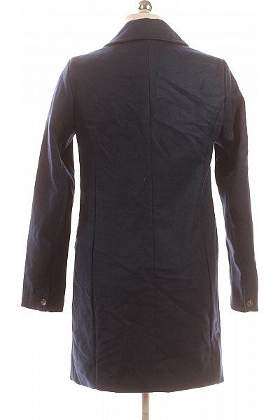 VERO MODA Dámský Dlouhý Kabát Modrý Vel. M