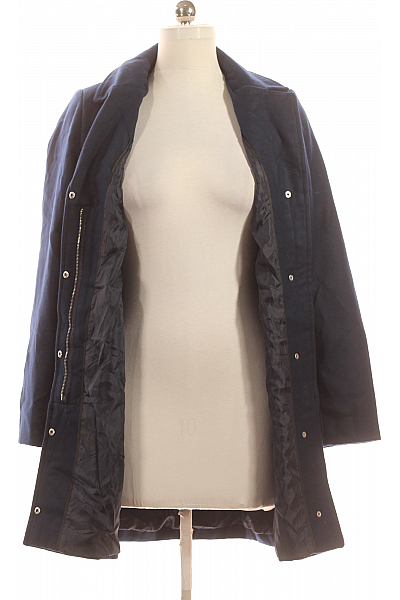 VERO MODA Dámský Dlouhý Kabát Modrý Vel. M