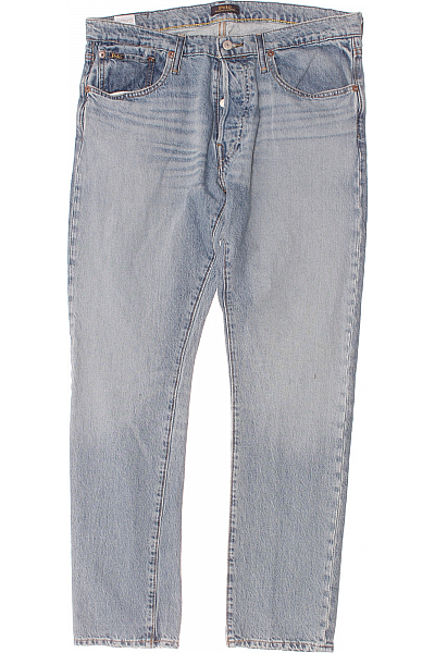 Pánské Rovné Džíny Modré Ralph Lauren Vel. 33/32 Pánské Rovné Džíny Modré Ralph Lauren Vel. 33/32