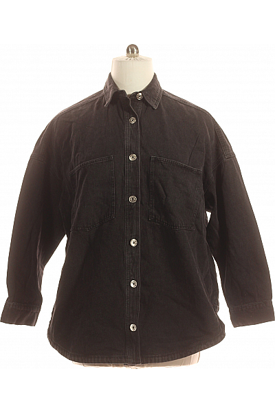 Riflová Dámská Košile Černá Vel. M