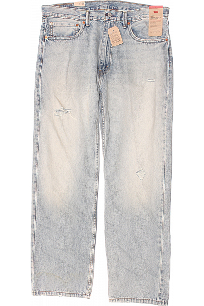 LEVIS Roztrhané Pánské Džíny Modré Second hand Vel. 36
