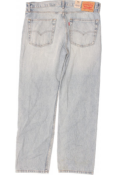 LEVIS Roztrhané Pánské Džíny Modré Second hand Vel. 36