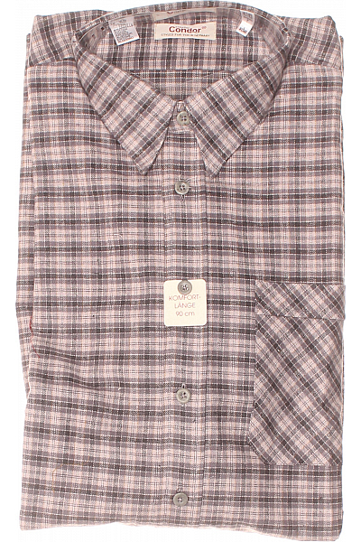 Pánská Košile Šedá Vel. 41/42