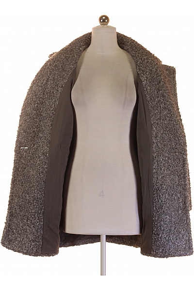 Dámský Kabát Šedý Bershka Vel.  XS