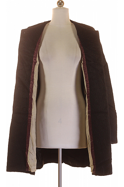 DANIEL HECHTER Dámský Kabát Vlněný Černý