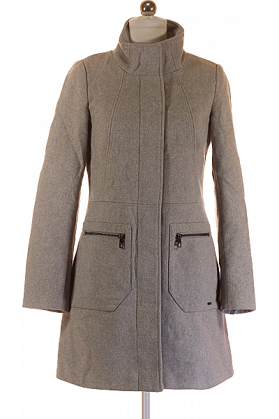 TOM TAILOR Krátký Dámský Kabát Šedý Vel. XS TOM TAILOR Krátký Dámský Kabát Šedý Vel. XS