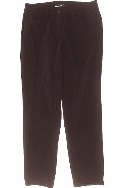 Dámské Kalhoty Rovné Černé CAMBIO Second Hand Vel. 36