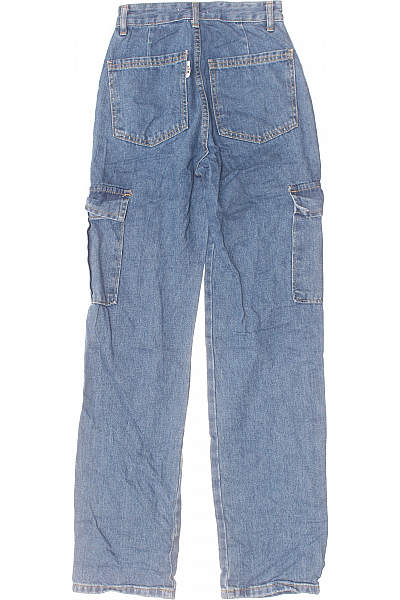 STRADIVARIUS Boyfriend Dámské Džíny Modré Vel.  32