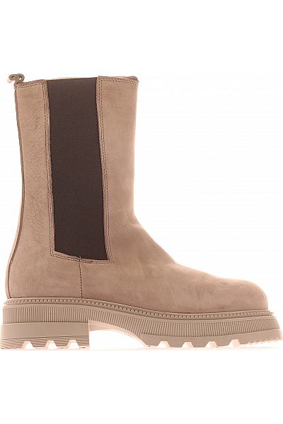 Inuovo Dámské Boty Kožené Béžové Outlet Vel. 41