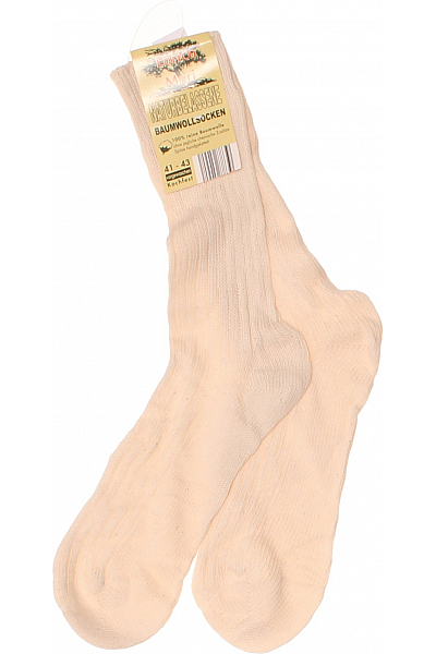  Ponožky Bavlněné Béžové