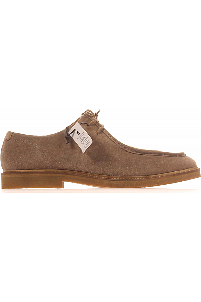 Pánské Mokasíny Kožené Hnědé Outlet Vel. 48