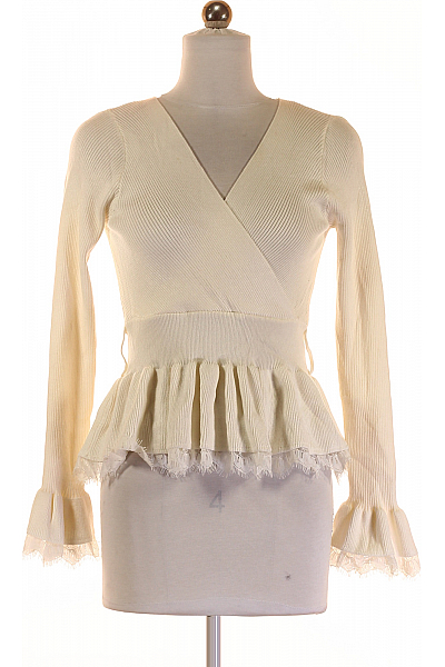 Dámský Pulovr Béžový Second Hand