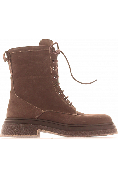 Inuovo Dámské Workery Kožené Hnědé Outlet Vel. 39