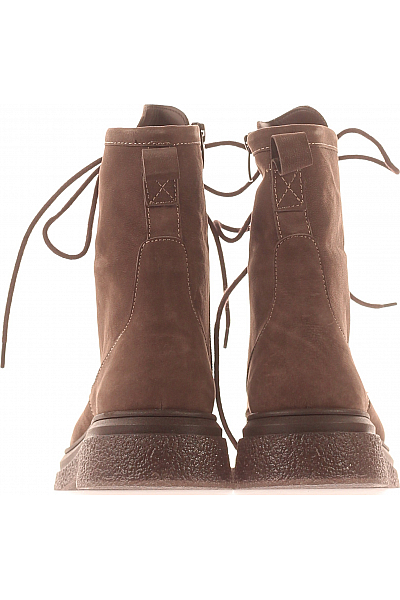 Inuovo Dámské Workery Kožené Hnědé Outlet Vel. 39