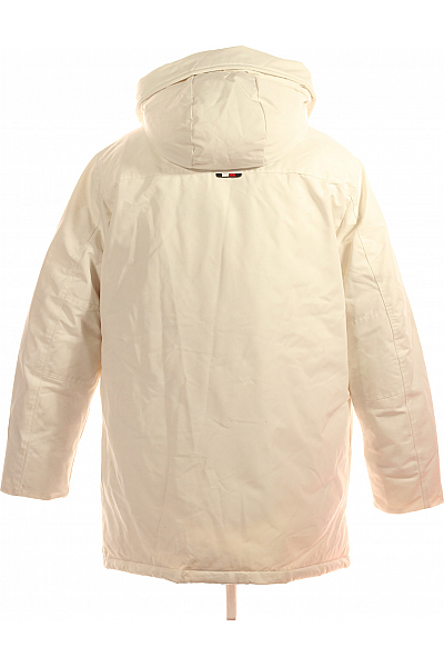 TOMMY HILFIGER Zimní Pánská Bunda Bílá Vel. XL